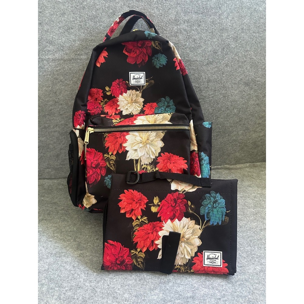 Herschel Supply Co Baby Nova Sprout Diaper Bag Backpack Winter Flora with Mat